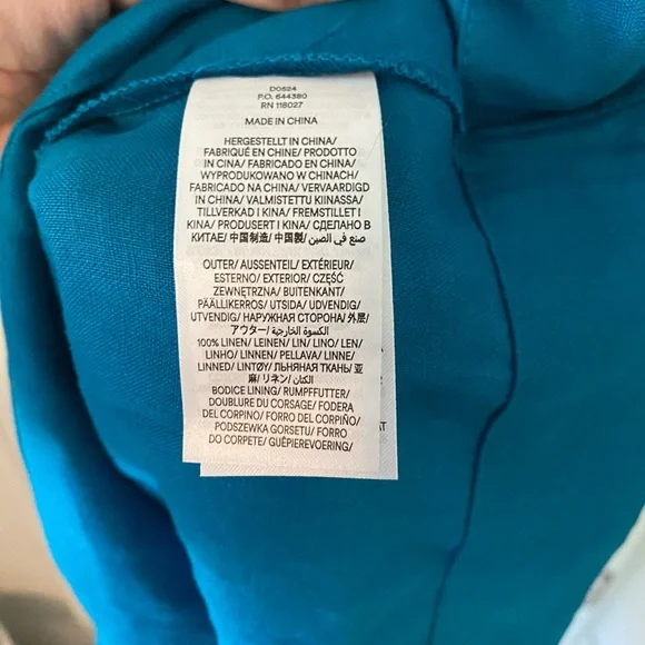 Boden Blue Sleeveless Cut Out Sheath Dress - Picture 6 of 6